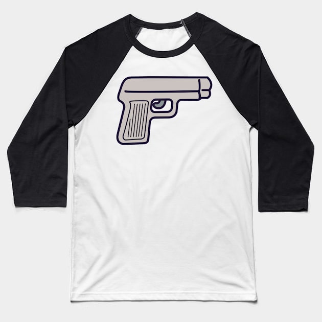 Pistol Baseball T-Shirt by ShirtyLife